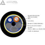 Cable ADSS 24 hilos G652.D