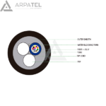 Cable Aéreo 6-12 Hilos "CORLAN", Spam 120 metros, SM G.652D